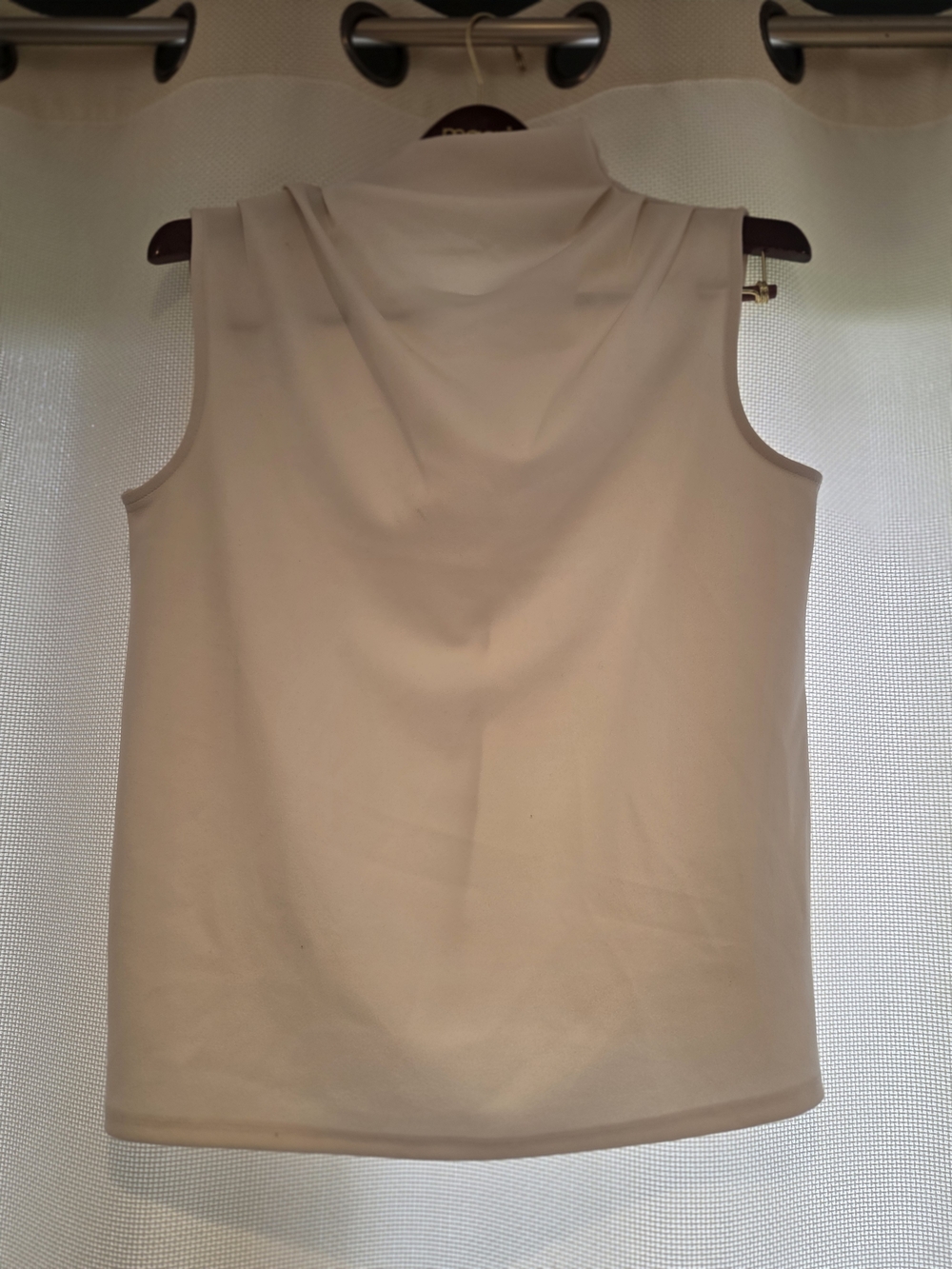 Express Sleeveless Mock Neck Camisole - Cream